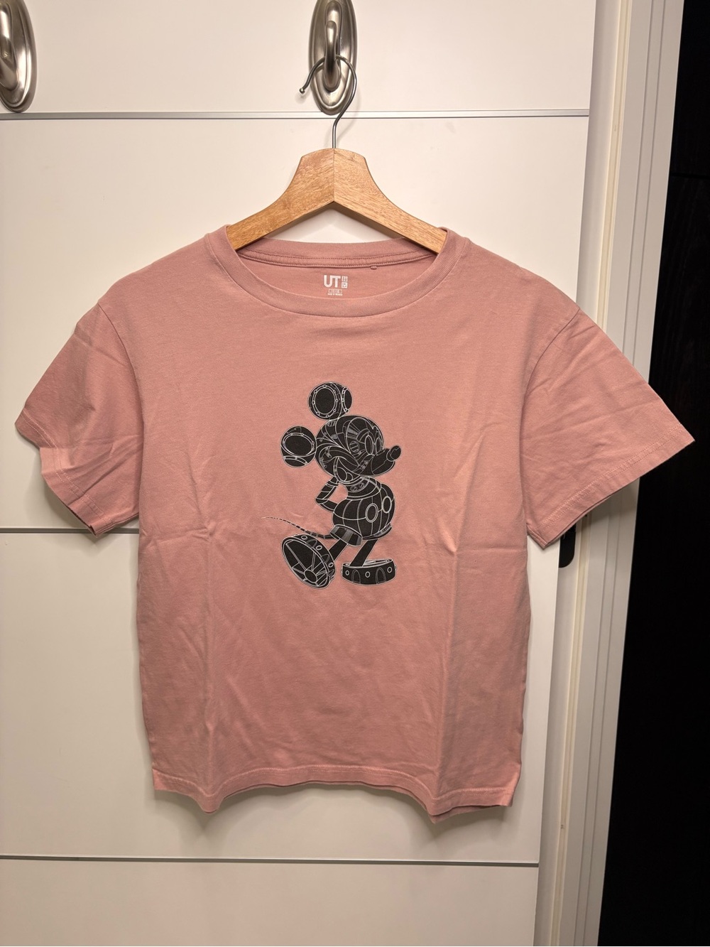 Uniqlo Kids' Pink Mickey Graphic Tee
